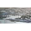 万里画廊销售白墨先生山水作品 精品山水画 代理国内名家书画